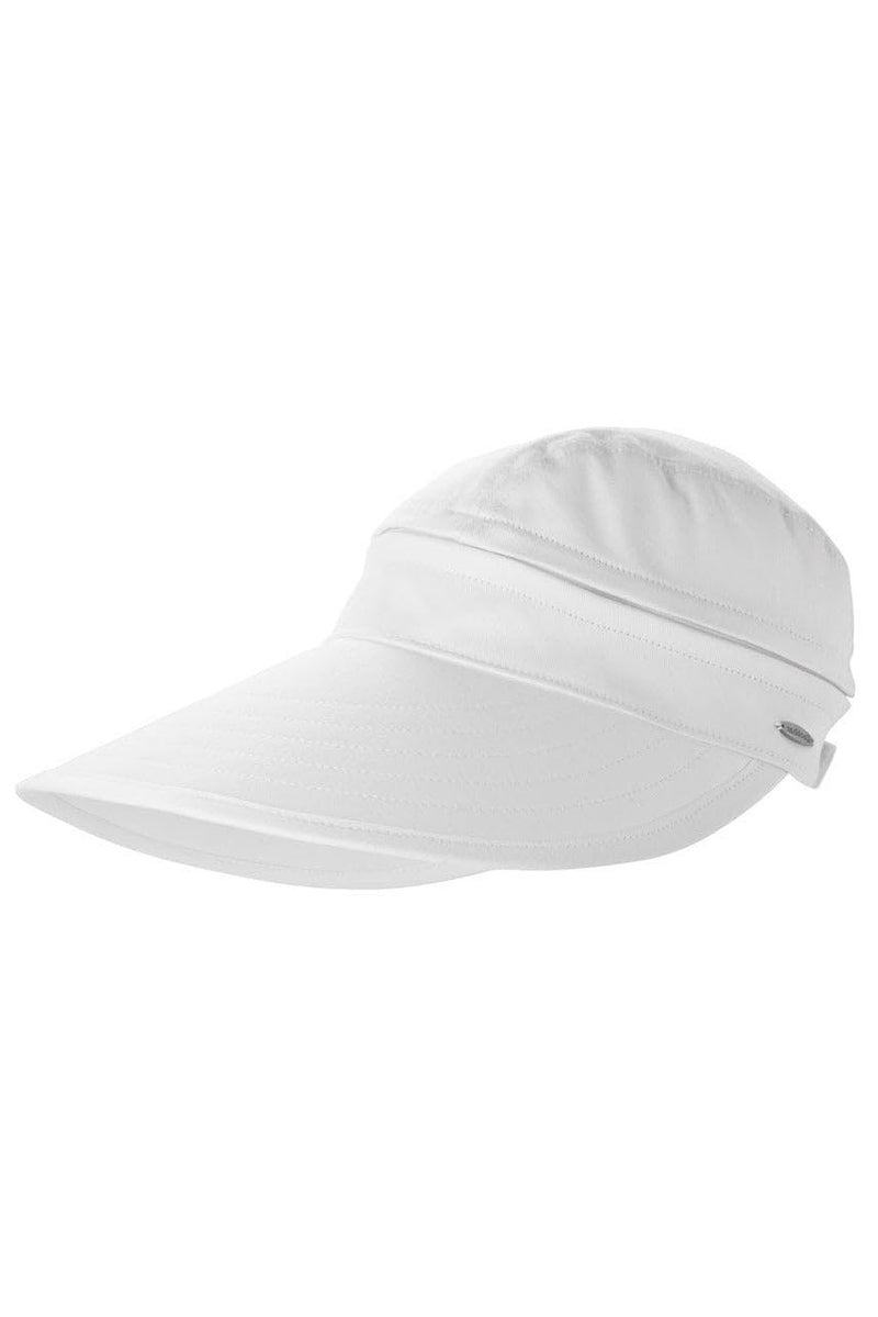 Coolibar Women's Zip-Off Visor - UPF 50+ Sun Protection - Bel Aire in White - Image 1